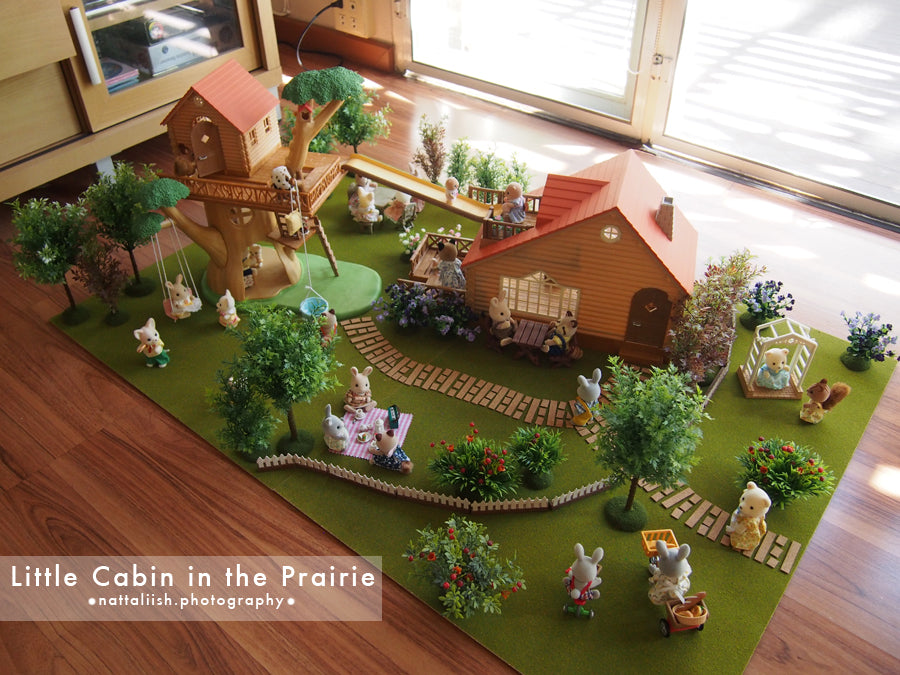 Calico Critters forest retreat play area