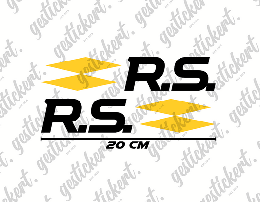 Frontscheiben Aufkleber Renault Sport 55 cm Tuning Auto Sticker  Windschutzscheibe Racing Sportlicher Look - Bremssattel-Aufkleber