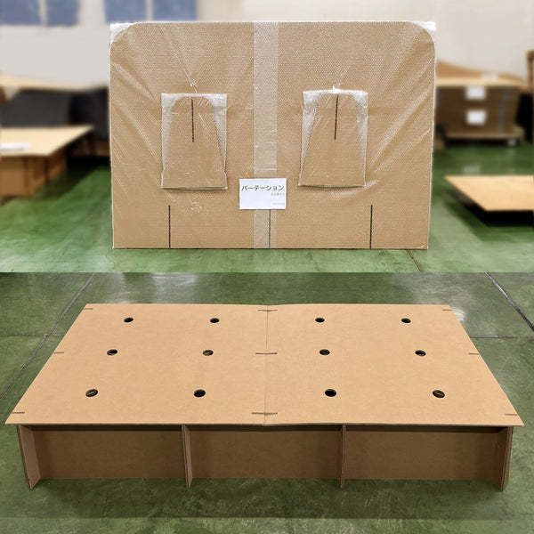 Support for the affected areas and victims of the 2024 Noto Peninsula Earthquake: Reinforced cardboard partitions and beds