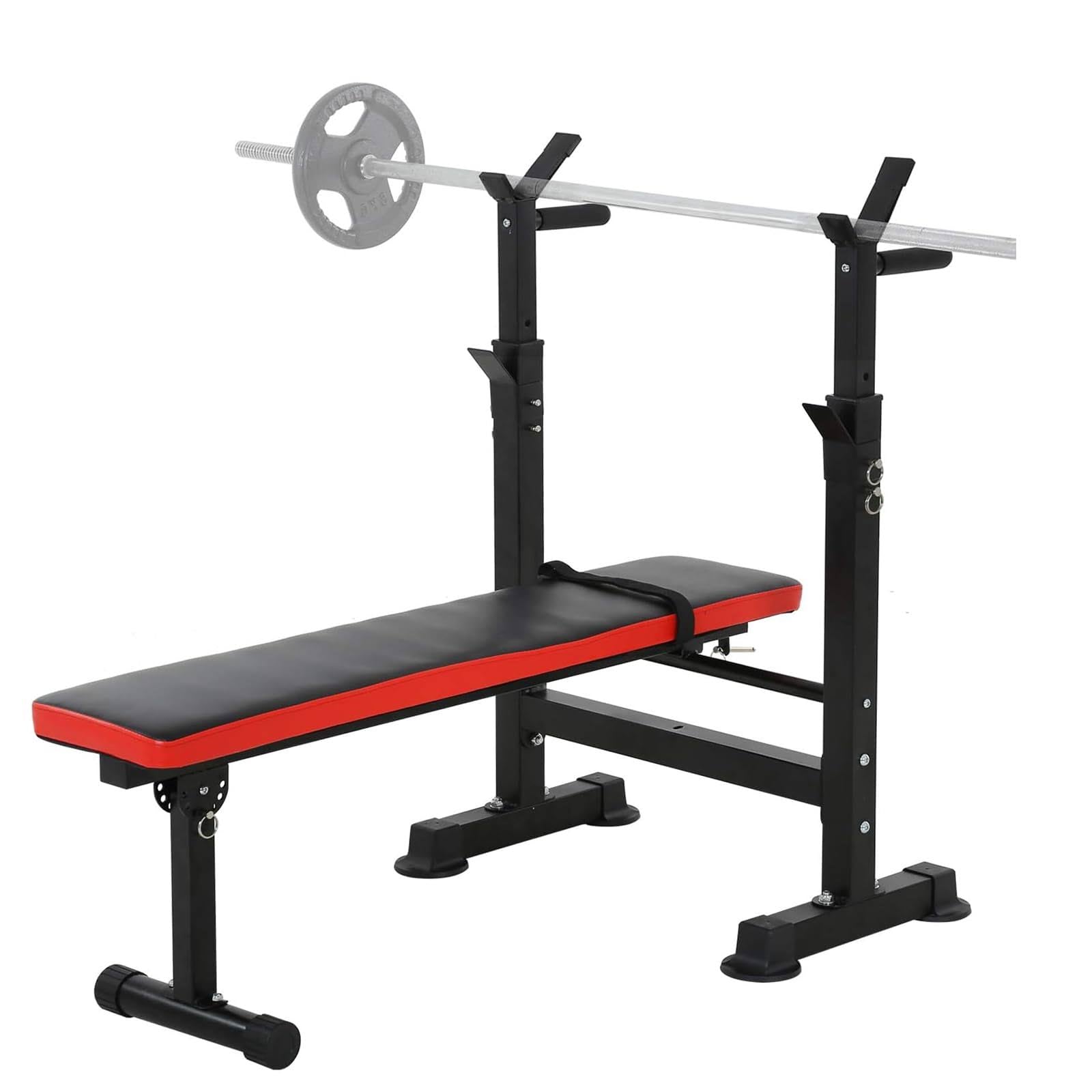 Adjustable Weight Bench Workout Bench for Full Body Exercise Olympic Weight Bench Folding Barbell Rack Stand XYR3_R6OYX29