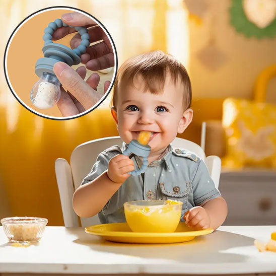 grignoteuse bebe bleu jaune