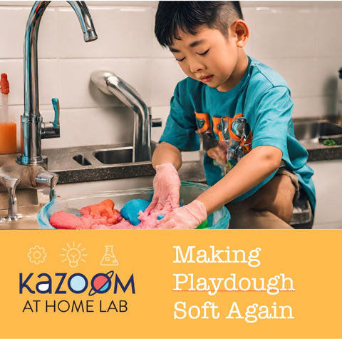 Two Girls making Cornstarch at home