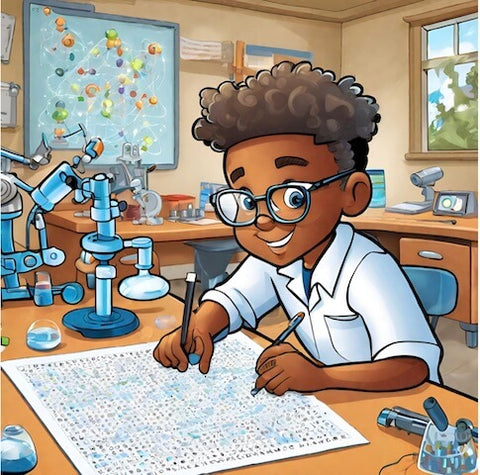 Science Experiment Word Search Header