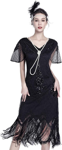 JICAGOM Flapper Dresses 1920s Gatsby Roaring 20s Great 1920 Dress
