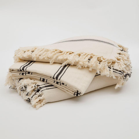 The Loomia Sophie Woven Turkish Cotton Throw Blanket