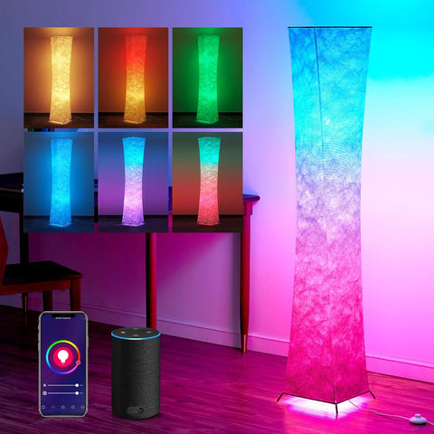 chiphy Floor Lamp, RGB Color Changing Floor Lamp