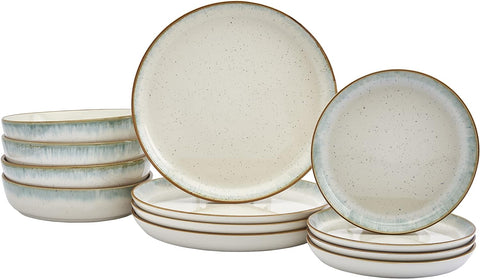 Tabletops Gallery Speckled Farmhouse Collection- Stoneware Dishes