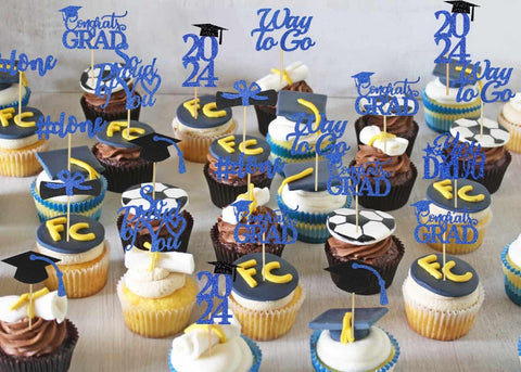 graduation cupcake toppers