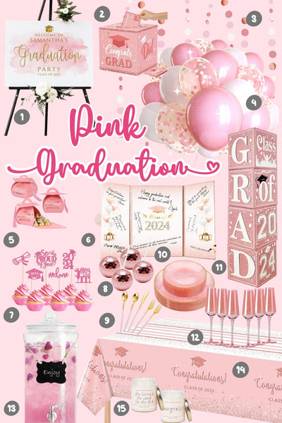 Pink Graduation Party Ideas