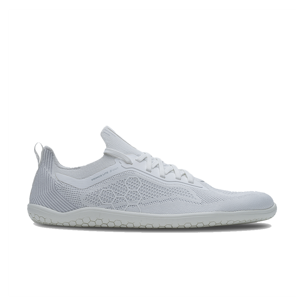 Primus Lite Knit Mens Bright White - Vivobarefoot NZ product image