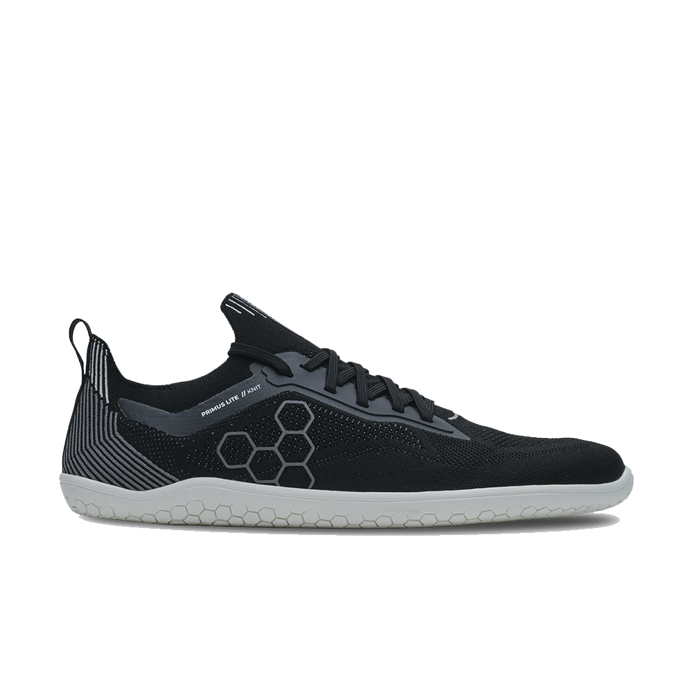 Primus Lite Knit Mens Obsidian - Vivobarefoot NZ product image