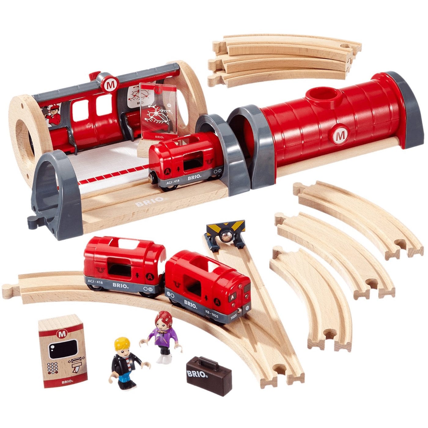 brio metro railway set