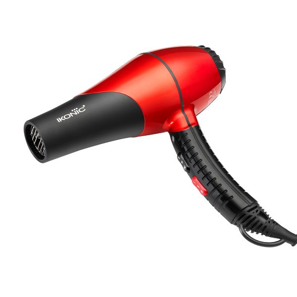 Ikonic Pro 2200 Hair Dryer Black and Red  Amazonin Beauty