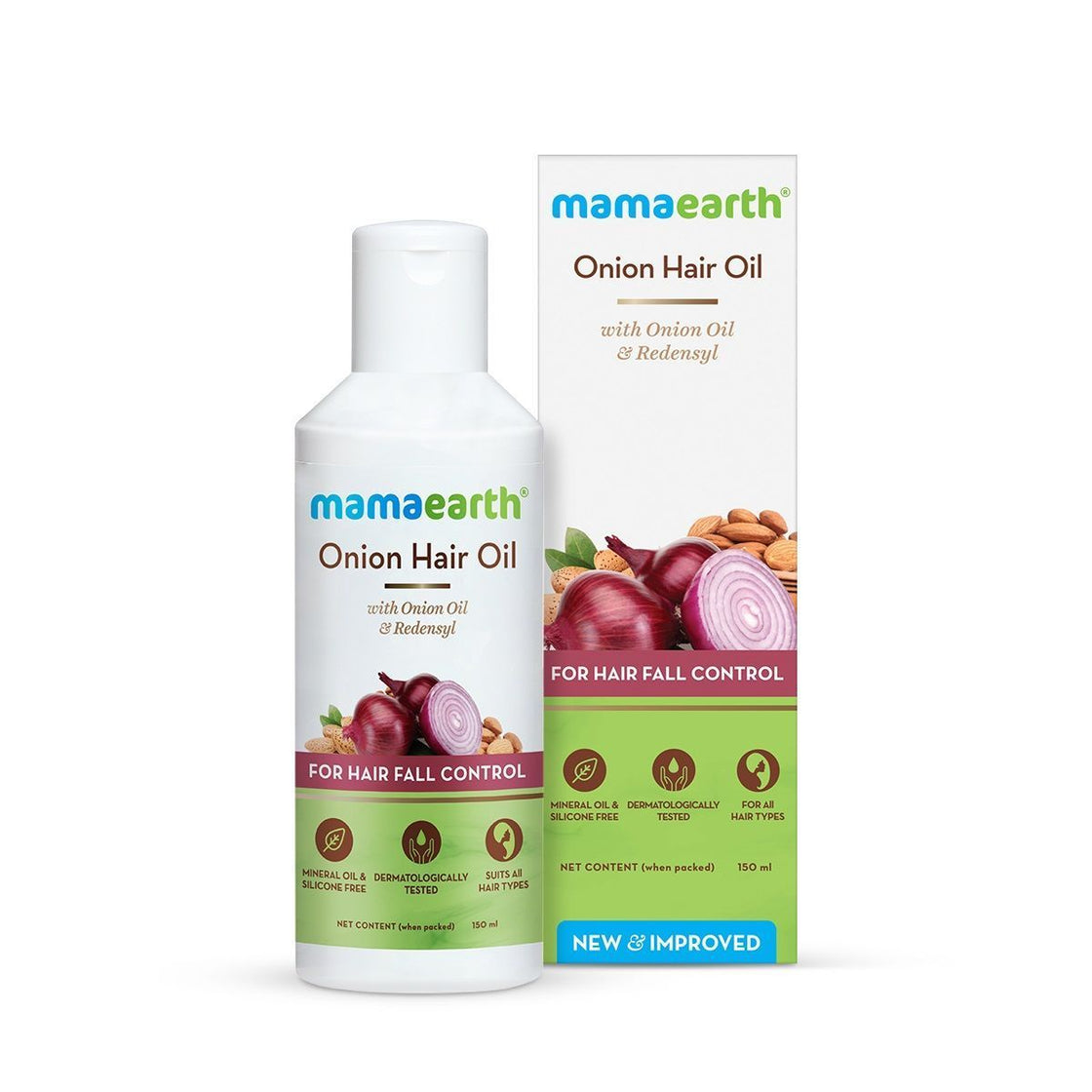 Mamaearth Onion Hair Oil For Hair Regrowth and Hair Fall Control 50ml