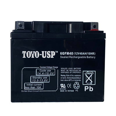 TOYO 12 Volt 100 Ah (6GFM100A) SLA Battery GROUP 31 With B3 Nut and Bo –  TOYO Batteries