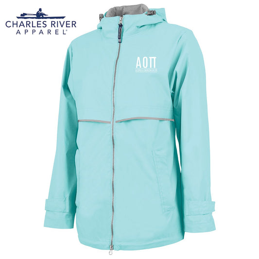 ADPi Charles River Aqua Rain Jacket