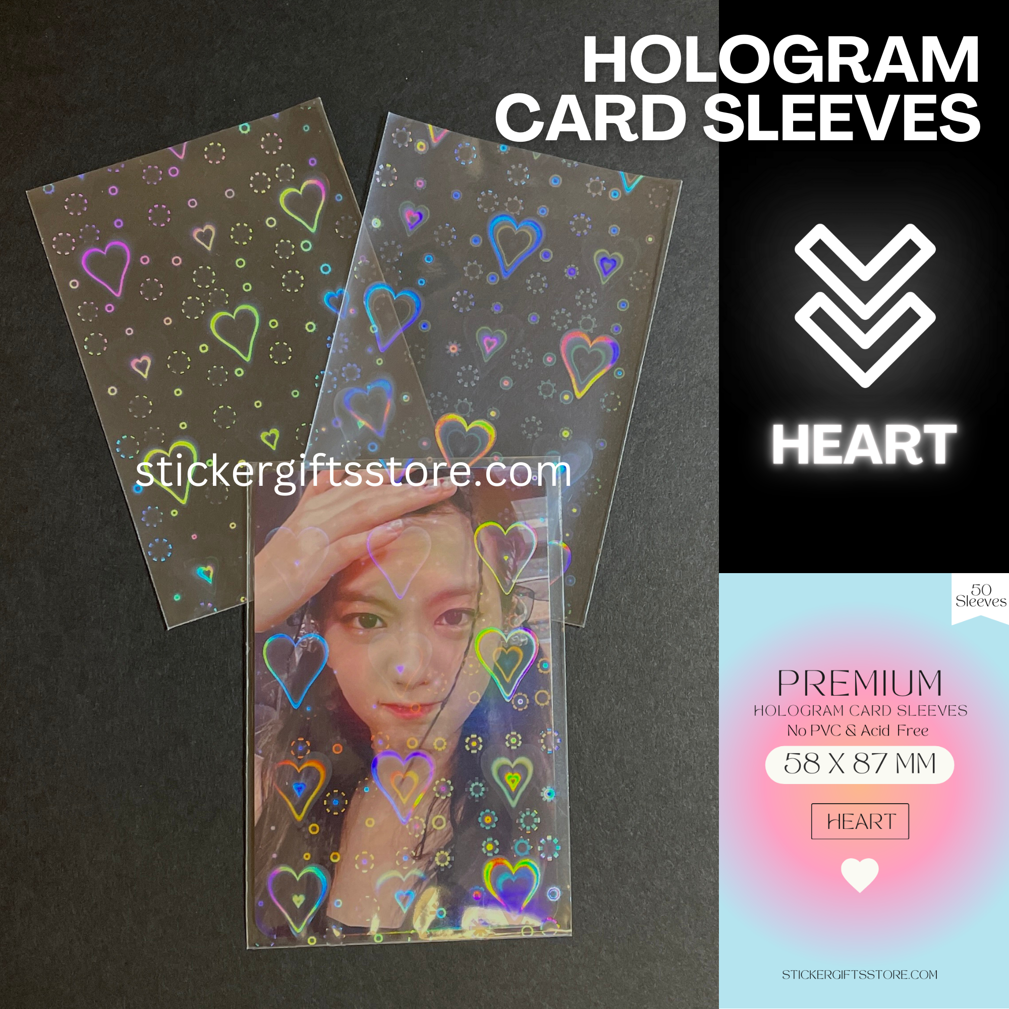 Kpop Premium Card Sleeves/ Kpop Photocards Sleeves No PVC & Acid Free/