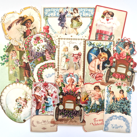 Vintage Valentine Stickers Pack