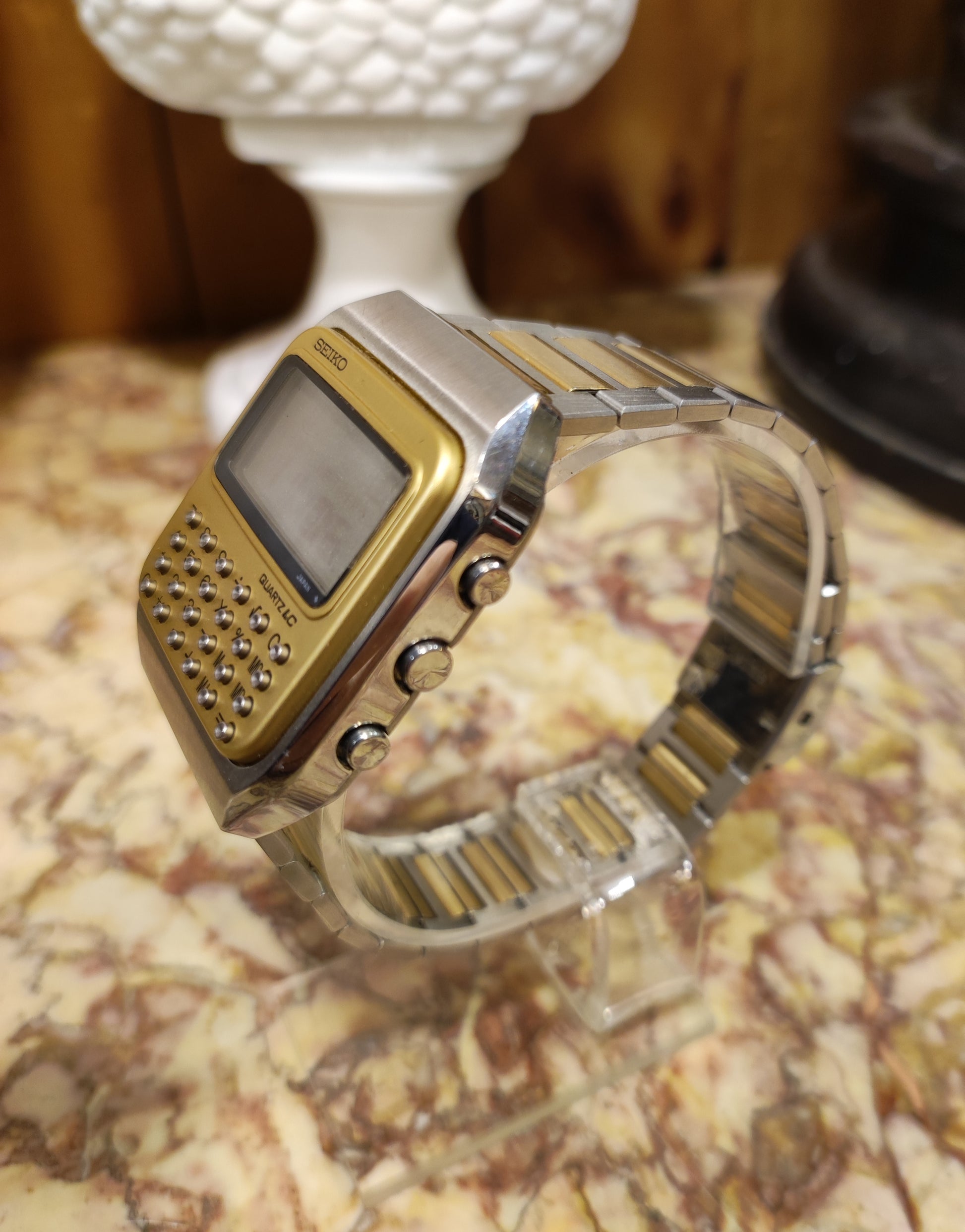 Reloj de pulsera Seiko C153-5007 con calculadora y lápiz táctil – Jorge  Mashini - Antigüedades