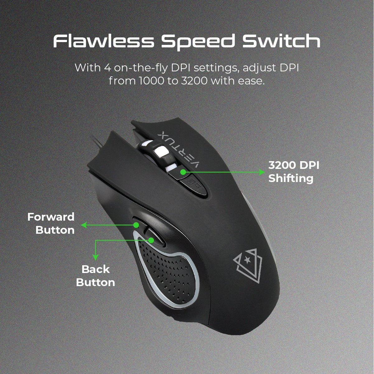 gaming mouse with macro keys