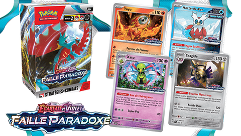 Booster Cartes Pokémon Ecarlate Violet EV04 Faille Paradoxe à 5,72€