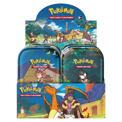 Pokémon boîte métal Destinées radieuses 5 boosters + 1 carte promo