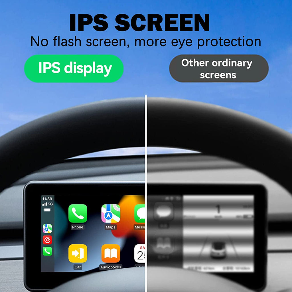 Ecran IPS compatible Apple Carplay