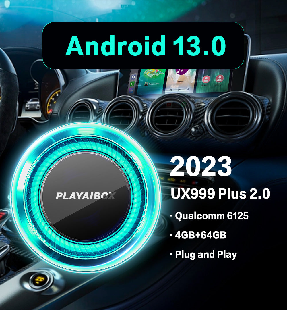 ZHNN Android 9 Wireless CarPlay Dash CAM 1080P HD 4+64——Tbox AR