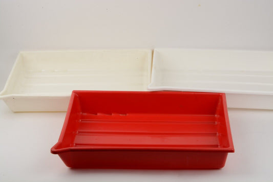Paterson 8x10 Developing Trays set of 3 (Red/White/Grey)