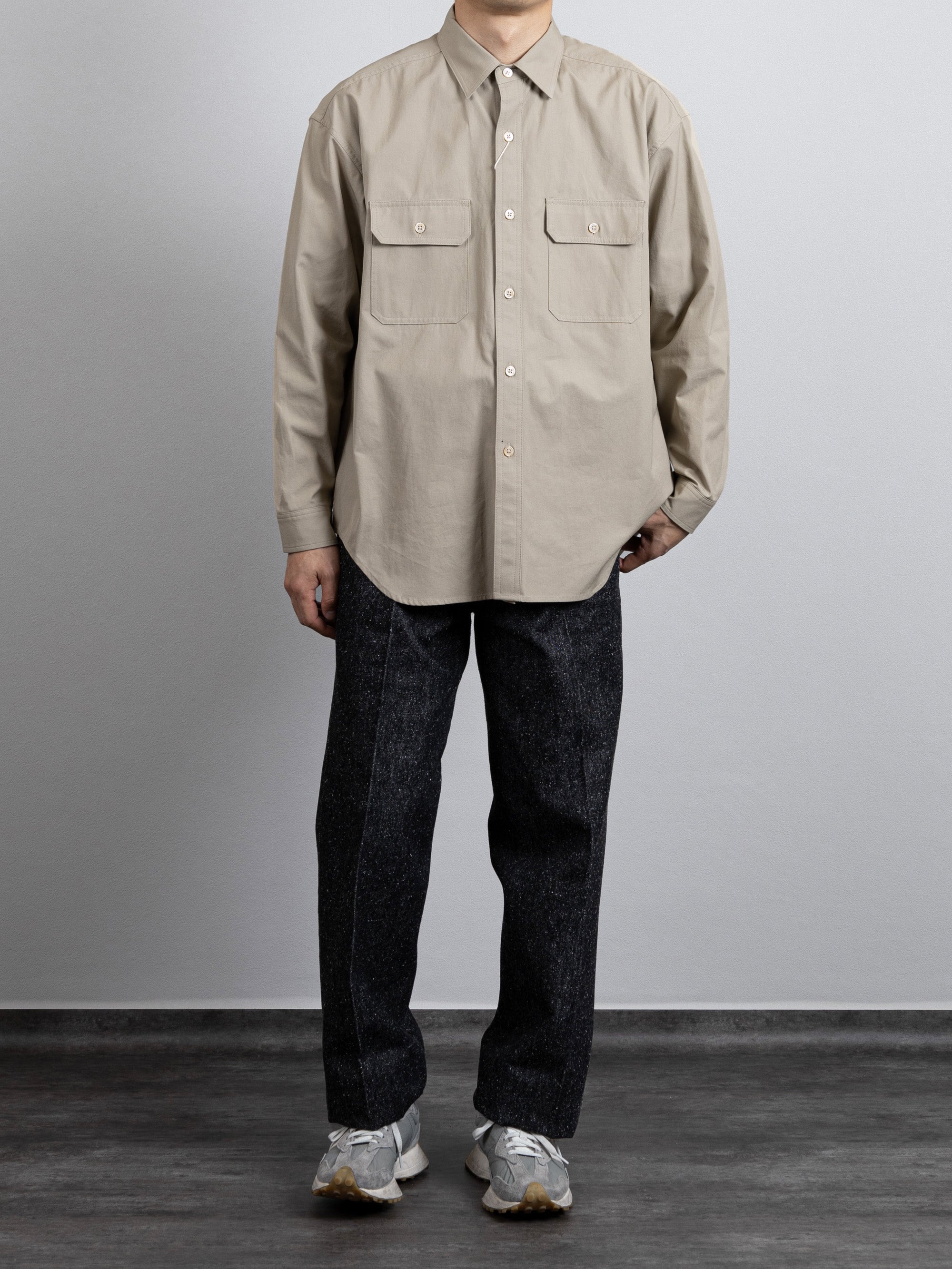 Cornier コルニエ SILK DENIM SHIRT | www.shivhotels.com