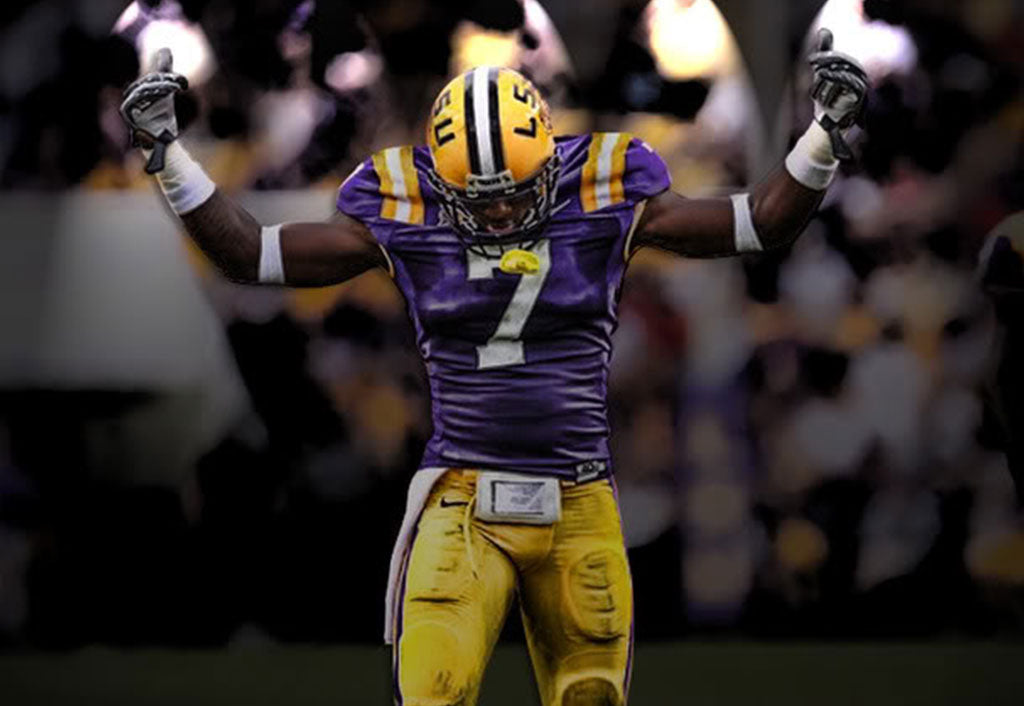 LSU Tigers 7 Patrick Peterson Purple College Football Jersey