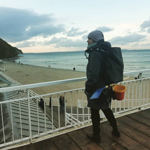 Spaziergänge am Strand mit Kindern