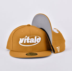 wheat color fitted hats