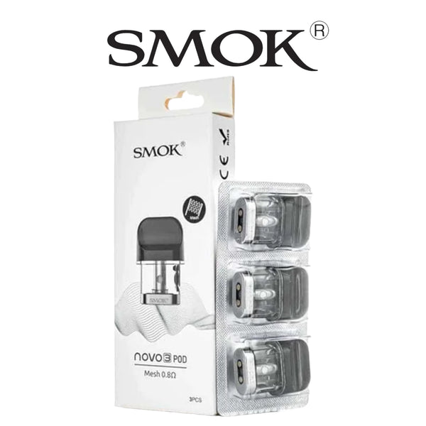 Smok Novo 2 Replacement Pods  3 Pack for $7.99 – Huff & Puffers