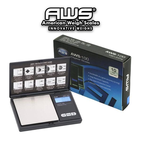 AWS-1KG-BLK - American Weigh Scales Digital Pocket Scale Black
