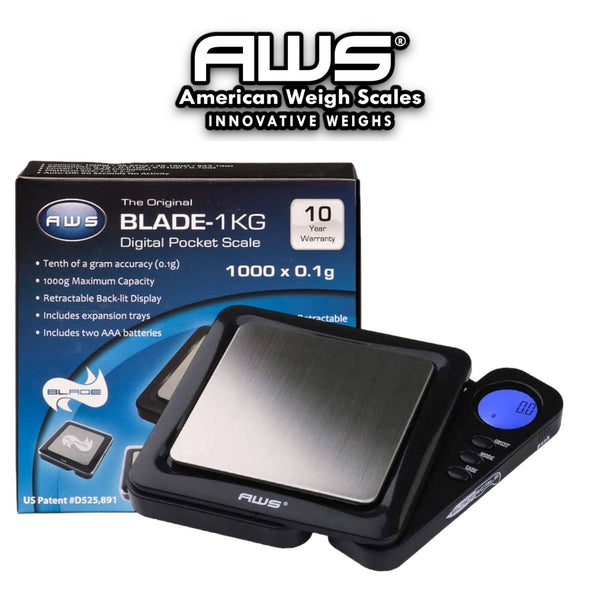 Series Digital Pocket Weight Scale, Stainless Steel - AC-650-BLK - 650G X  0.1G - (Black) - AMERICAN WEIGH SCALES