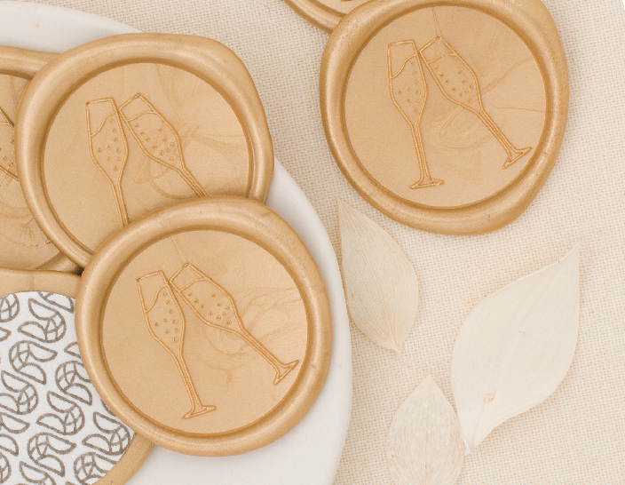 Zola Wedding Monogram Adhesive Wax Seals #8021 Bundle with Stamp –  Nostalgic Impressions