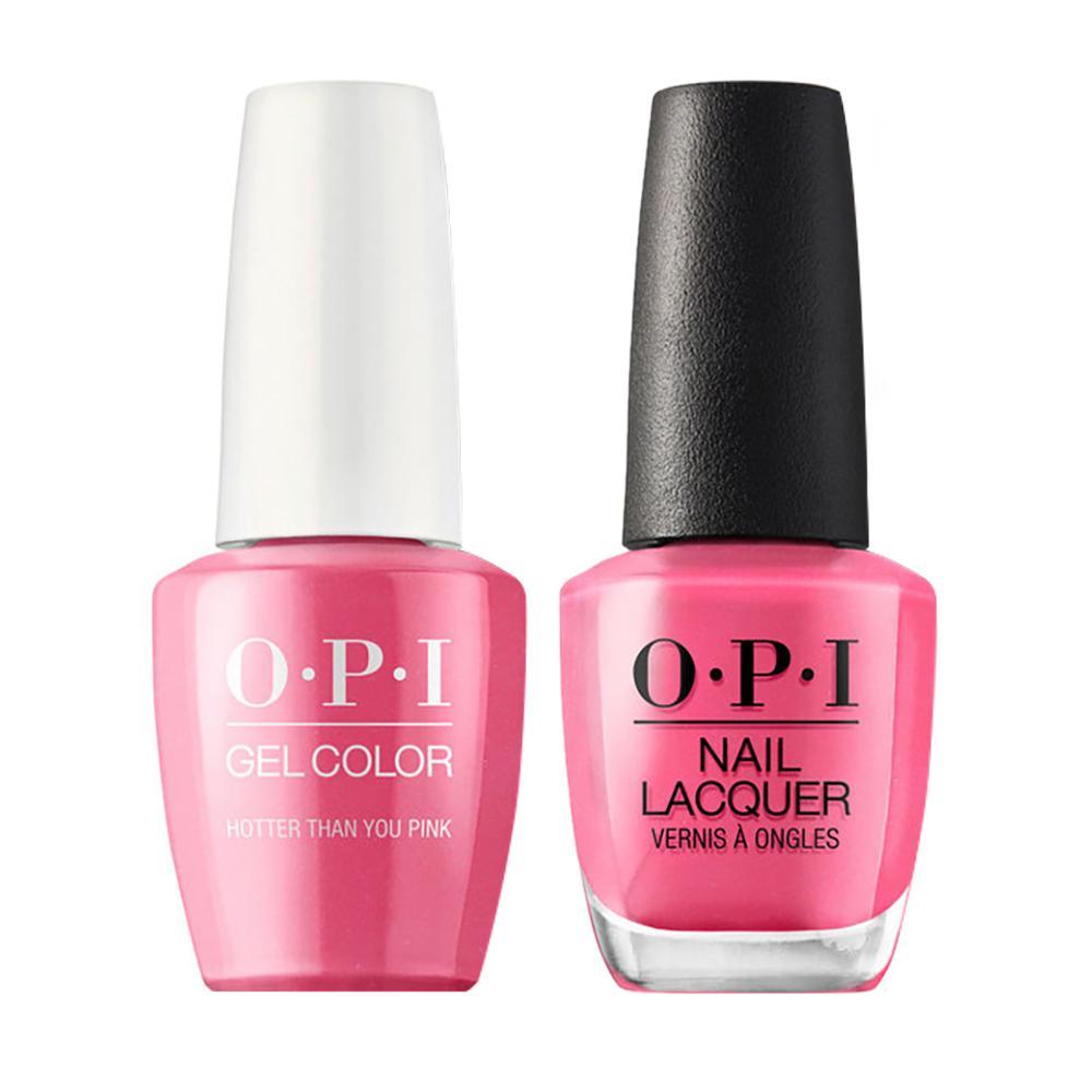 OPI N36 Hotter than You Pink - Gel Polish & Matching Nail Lacquer Duo – The  Nails Market