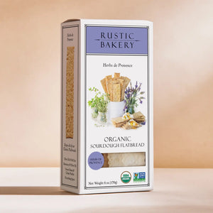 Flatbreads - Herbs De Provence Organic Sourdough - Rustic Bakery - Red Bird Gift Company