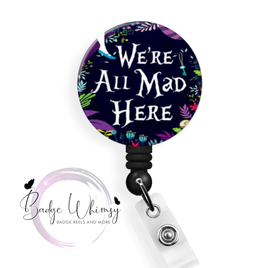 Badge Reel Mandala Design Nurse Badge Holder Purple 