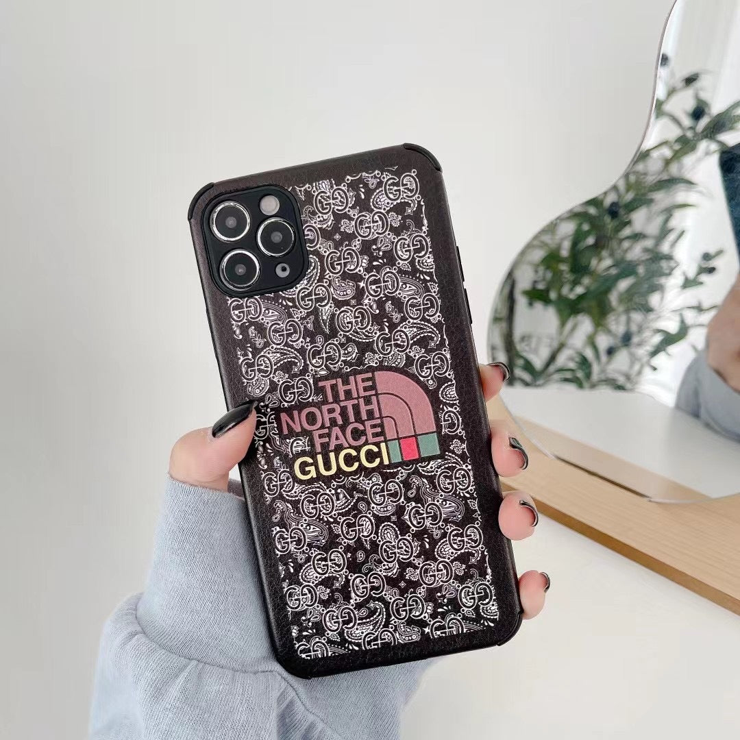 gucci x north face phone case