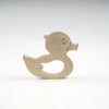 Neem wood teether bird and duck