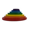 Rainbow wooden semi circle