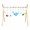 Wooden mobile for play gym