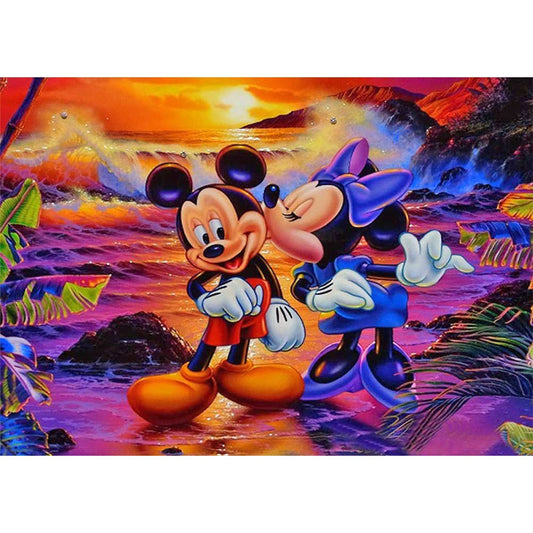 5D Disney Dibujos animados Diamante Pintura Mickey Mouse Taladros completos