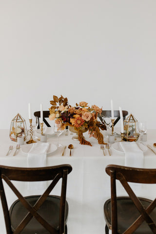 A table linen and table spread