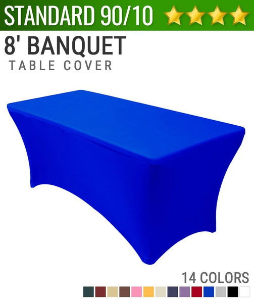 Standard Spandex 8 Banquet Table Cover 30 X96 Urquid Linen