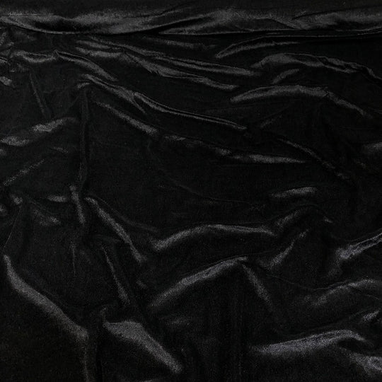 Lush Velvet Wholesale Fabric in Black – Urquid Linen