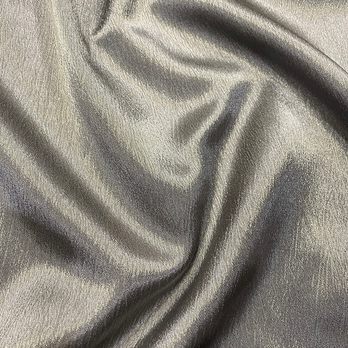 Heavy Luxe Matte Satin Fabric Charcoal, by the yard