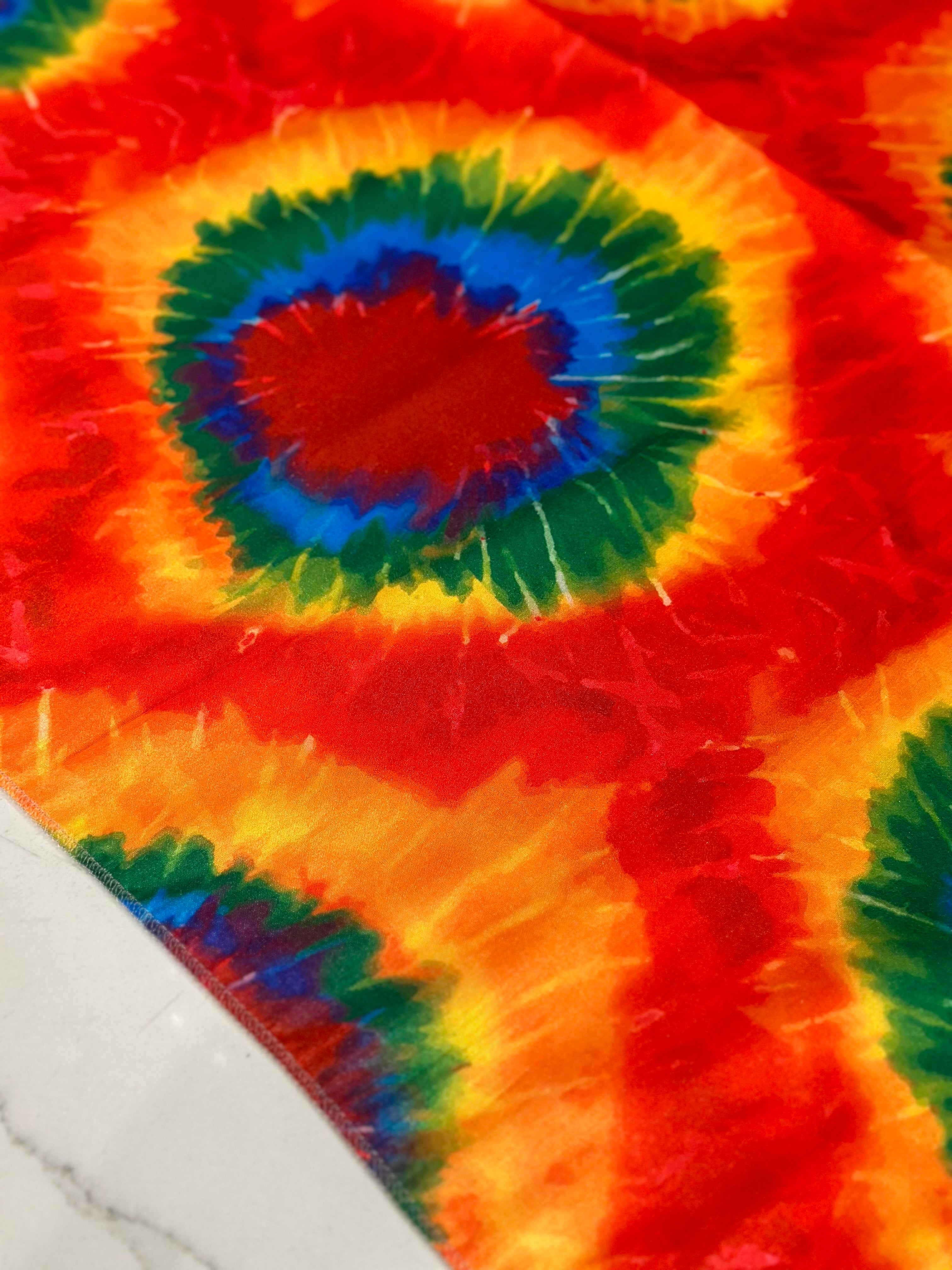 Tie Dye - Red Green and Yellow 012 – East Coast Vinyl Supplies